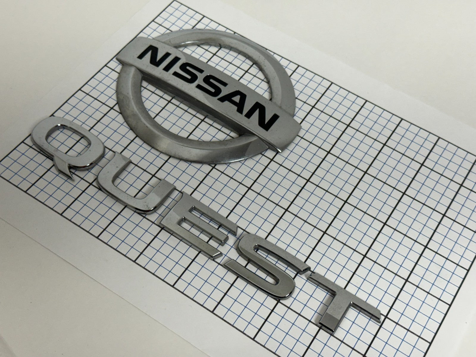 Nissan QUEST 3.5SE 2011- 2017 trunk liftgate emblem full set genuine  OEM