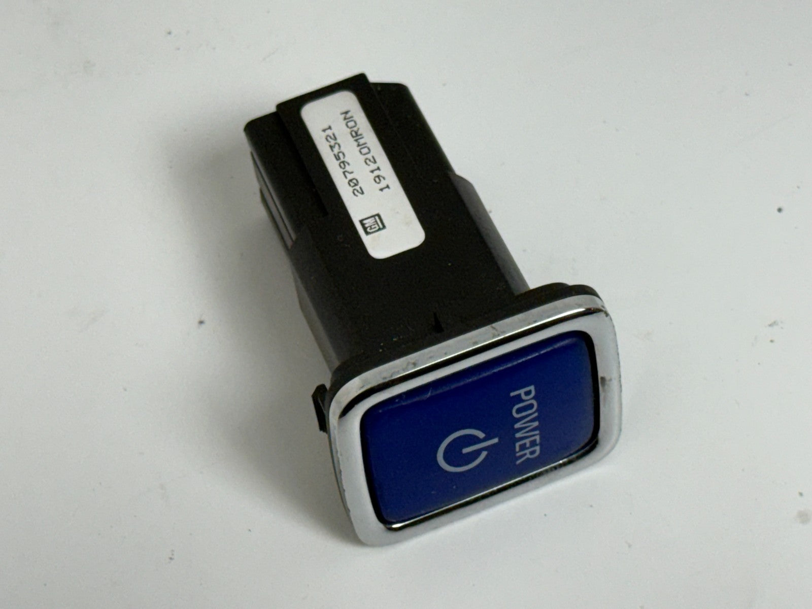 2011-2019 CHEVROLET VOLT OEM PUSH START IGNITION POWER BUTTON BLUE 20795321
