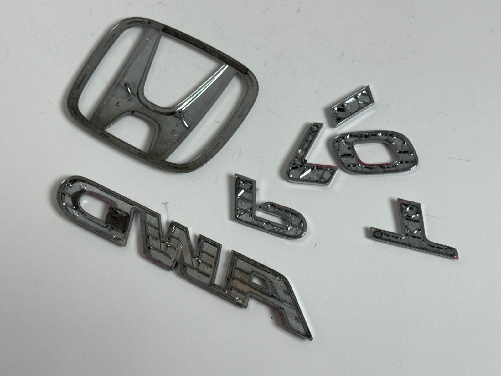 2016–2022 HONDA Pilot AWD rear trunk emblem badge logo OEM Full Set