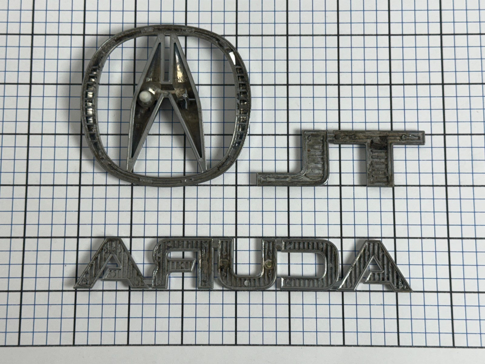 2004-2006 Acura TL trunk emblem logo OEM full set 75701-SEP-A00