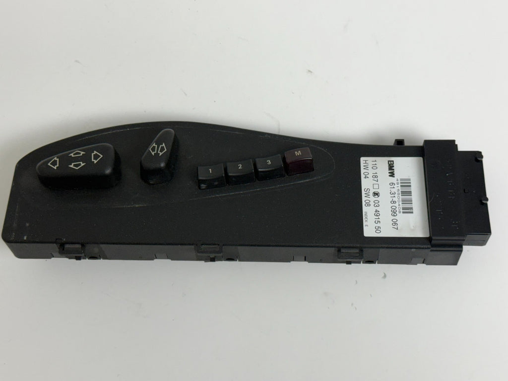 1999-2002 BMW E46 3 series Power Seat Switch Control 61318099067 Front Left OEM