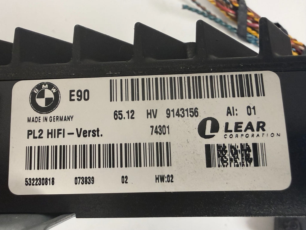 2006-2011 BMW E90 3 series OEM HiFi Audio Amplifier Amp Module Lear 65129143156