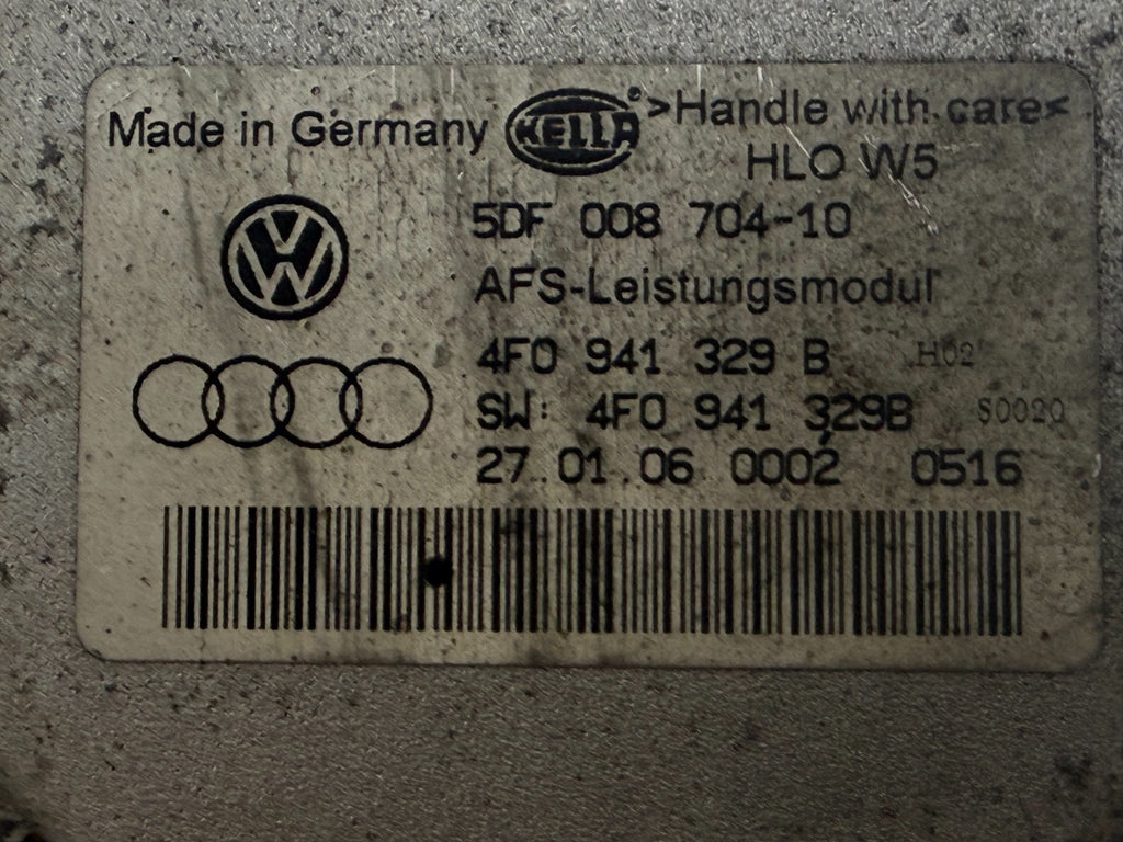 05-11 Audi A6 S6 C6 AFS Adaptive Xenon Headlight Control Module 4F0941329B OEM