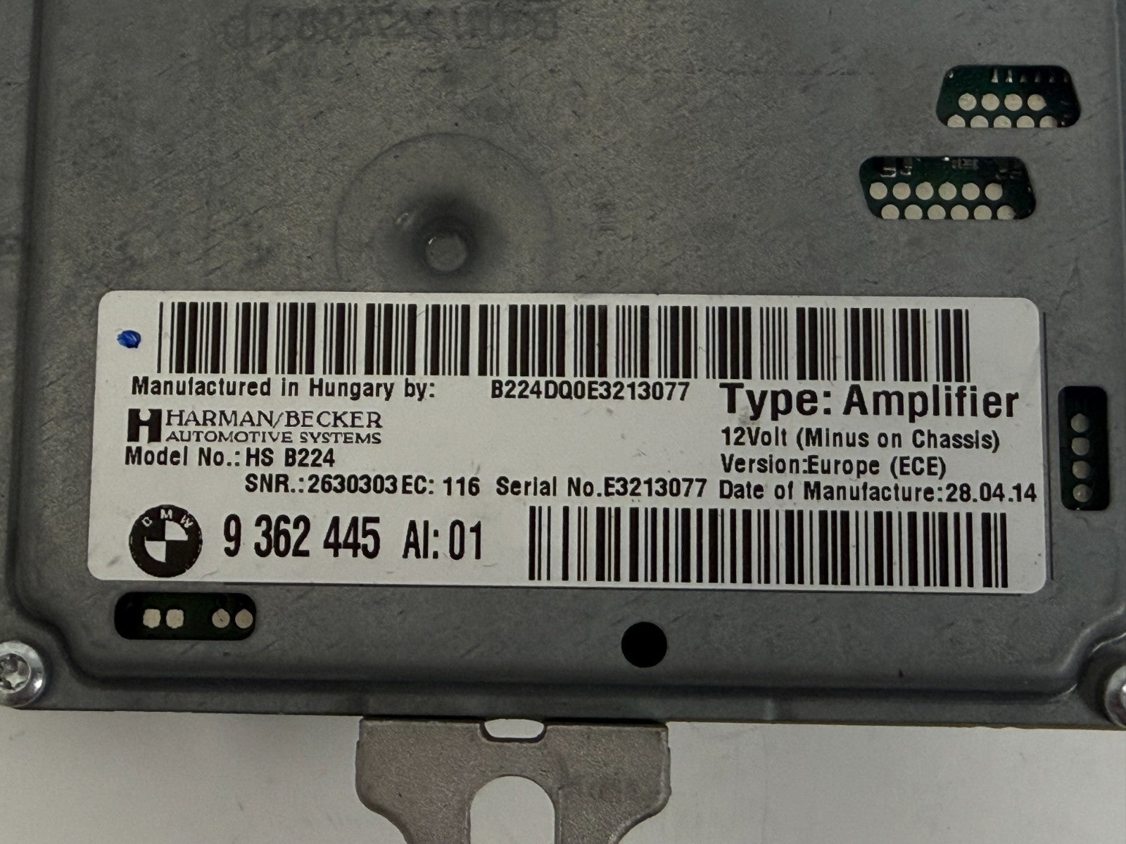 2012-2019 BMW 2 3 4 Series ASD Active Sound Design Amp Module 65129362445 OEM