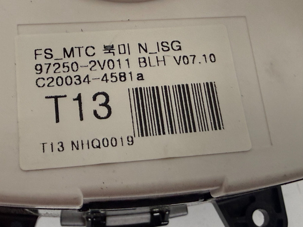2012-2017 HYUNDAI VELOSTER OEM FRONT DASH A/C HEATER CLIMATE TEMPERATURE CONTROL
