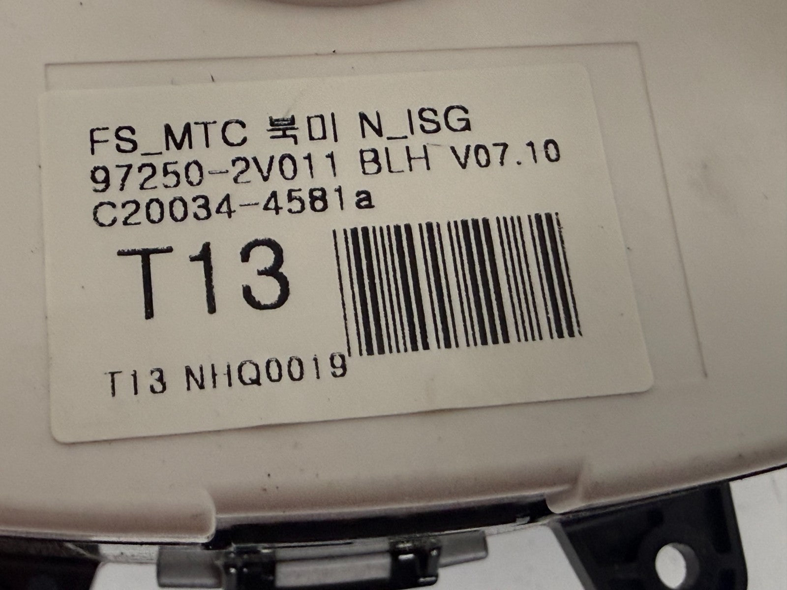 2012-2017 HYUNDAI VELOSTER OEM FRONT DASH A/C HEATER CLIMATE TEMPERATURE CONTROL