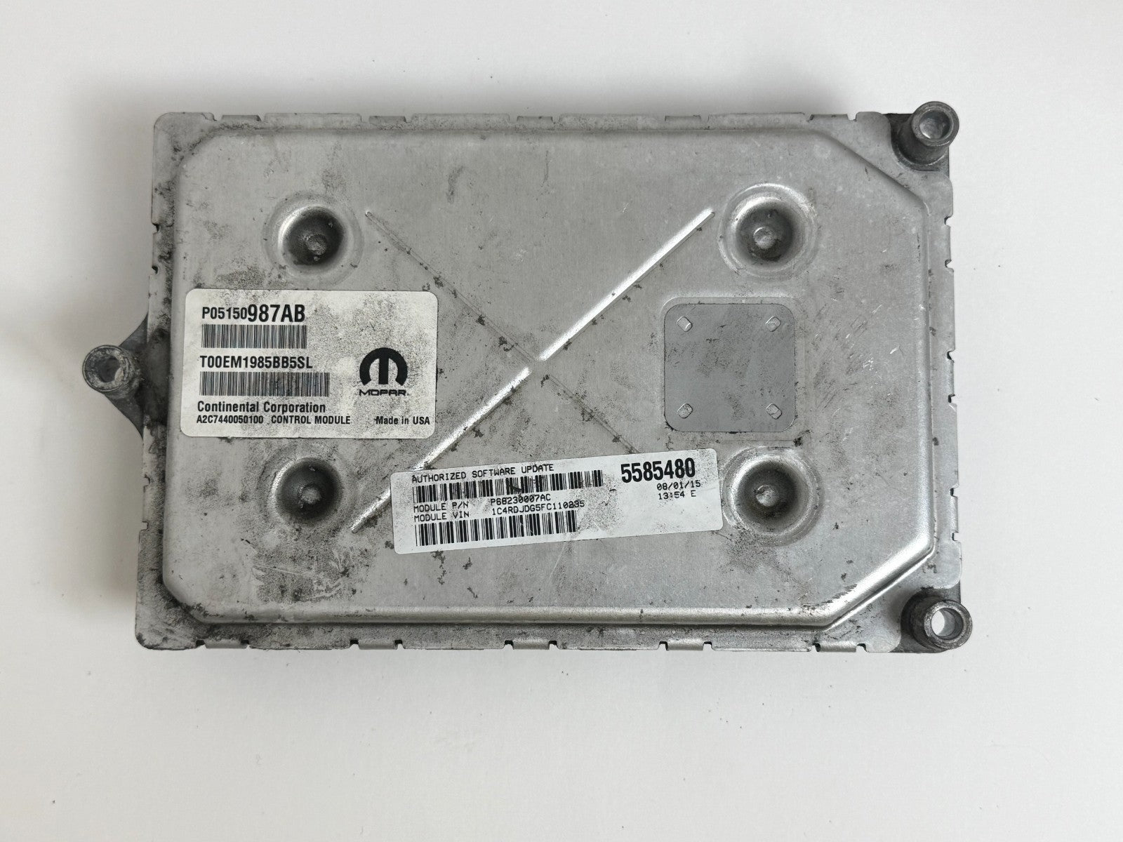2015 Dodge Durango Jeep Grand Cherokee 3.6L PCM ECU ECM P68230007AC OEM