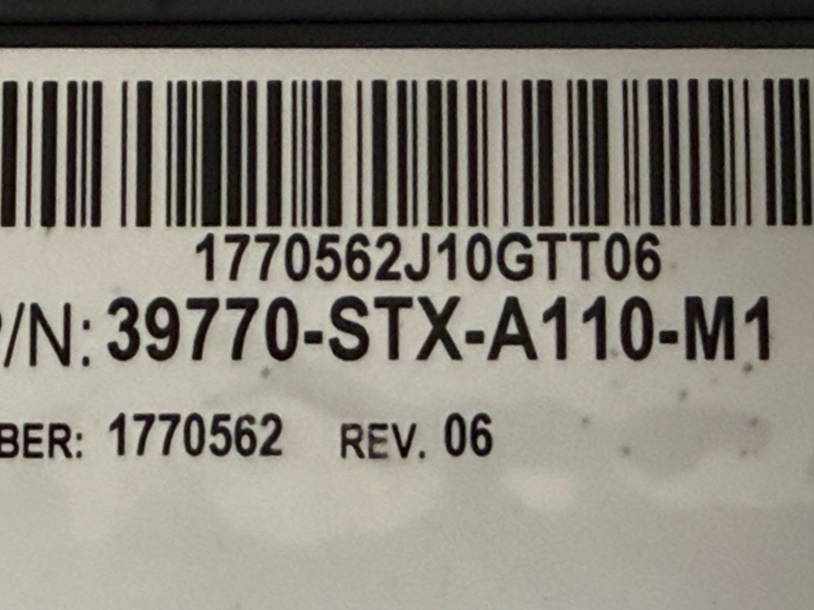 2010-2013 ACURA MDX BASE TRIM HFL HFT OEM Bluetooth Module 39770-STX-A110-M1
