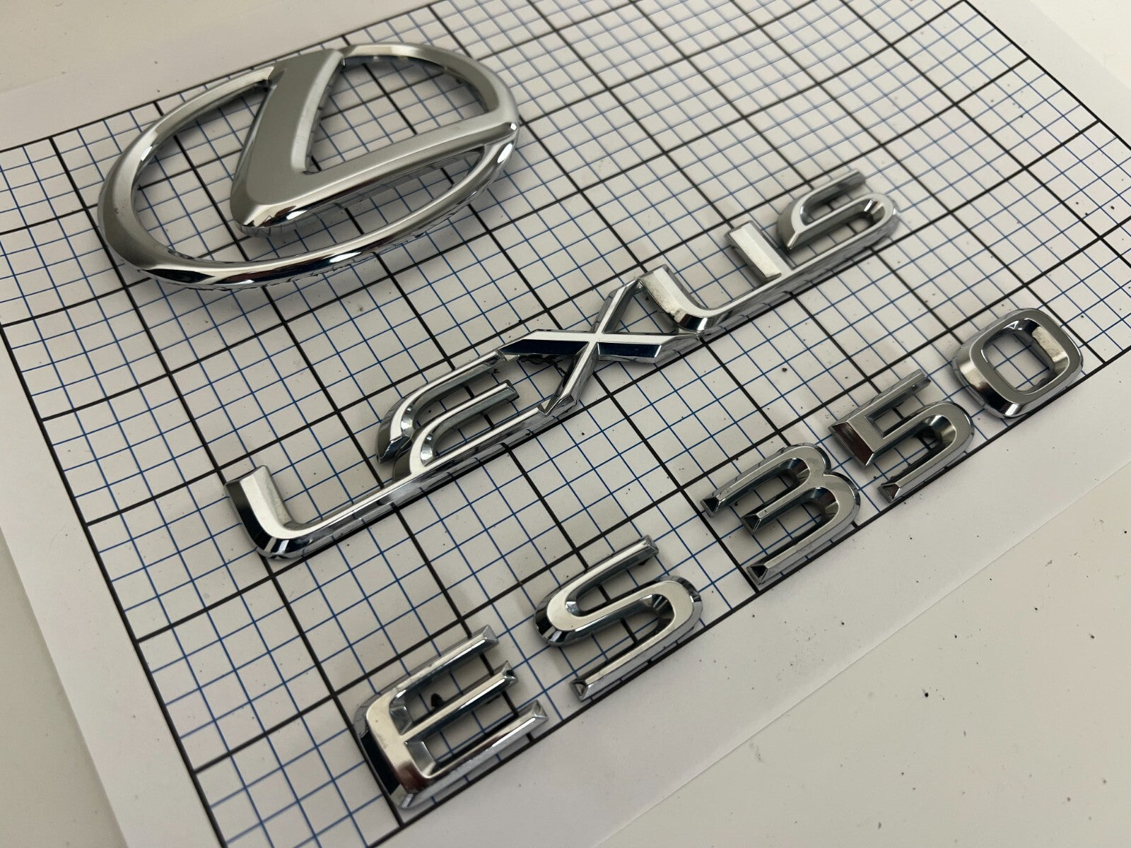 LEXUS Es350 2007-2010 Rear Trunk Emblem Logo Full Set ES 350