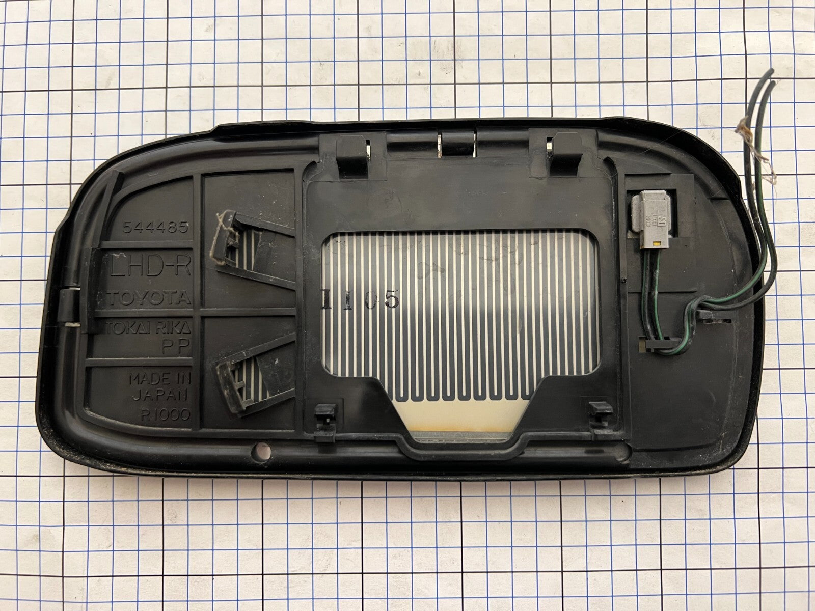 LEXUS Ls400 1994 Right Side Passenger Door Mirror Glass Heated RH 00 - 04