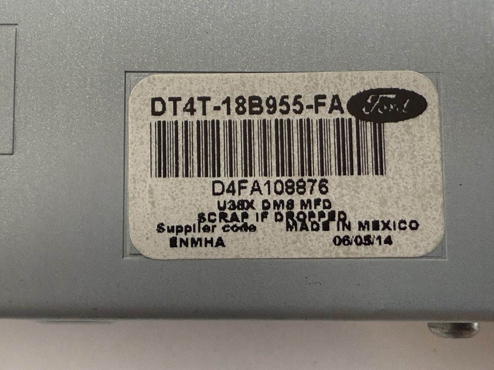 FORD Edge MKX F150 Navigation Display Screen Unit Bt4t-18b955-fa 2014 2015