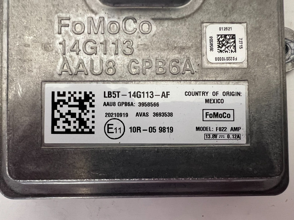 FORD Explorer 2020 Pedestrian Alert Control Module Lb5t-14g113-af
