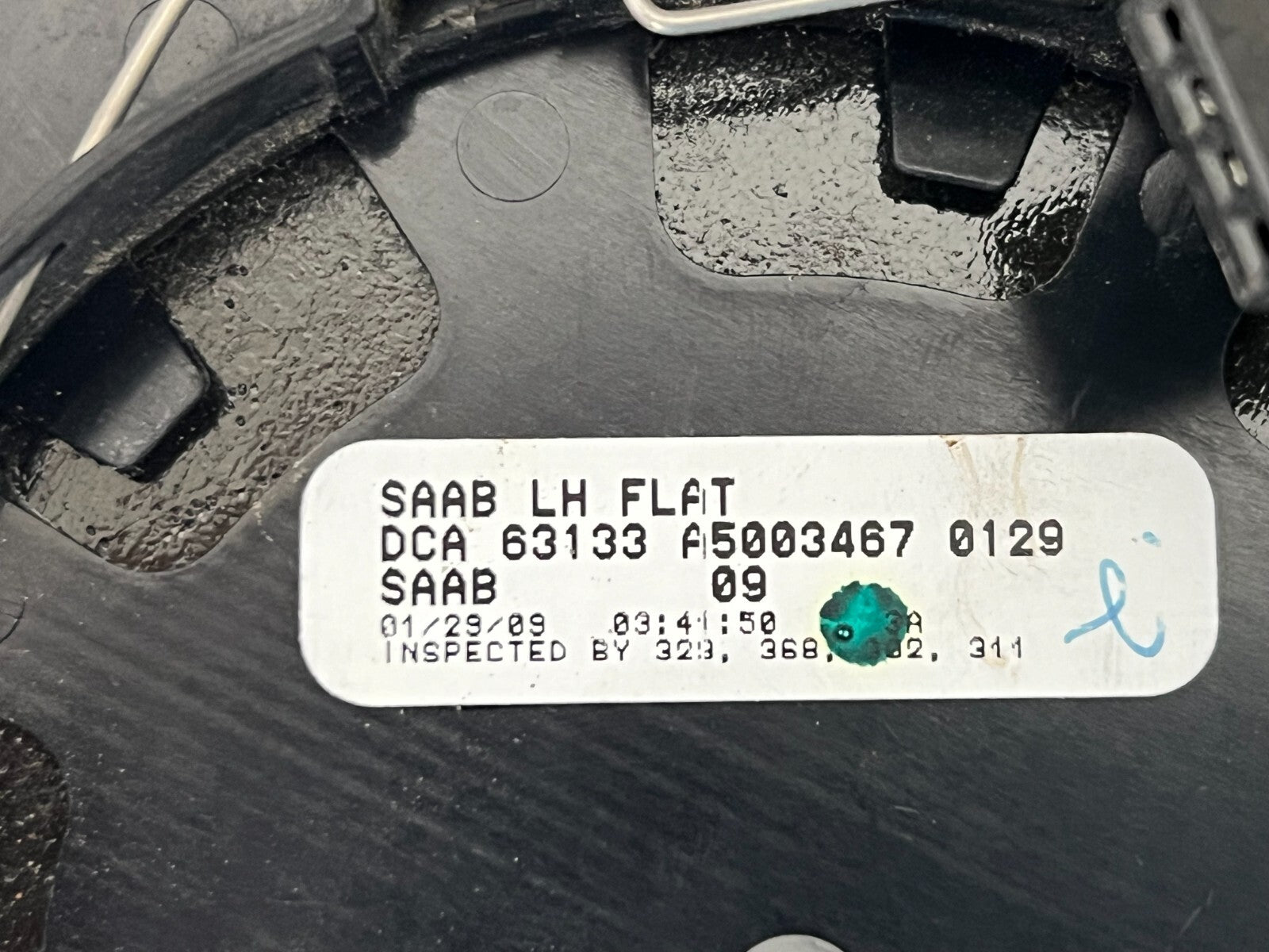 SAAB 9-5 2004 Driver Door Left Side Flat Heated Auto Dimming Mirror Glass