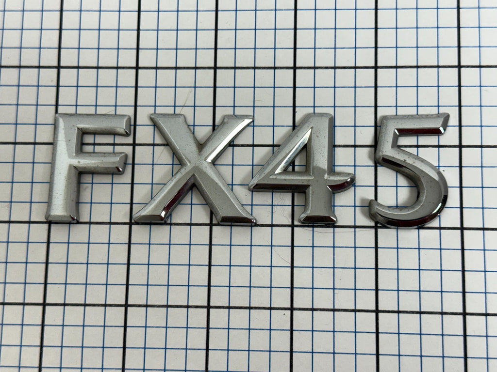 INFINITI Fx45 03 - 08 Trunk Emblem Letters Logo Set