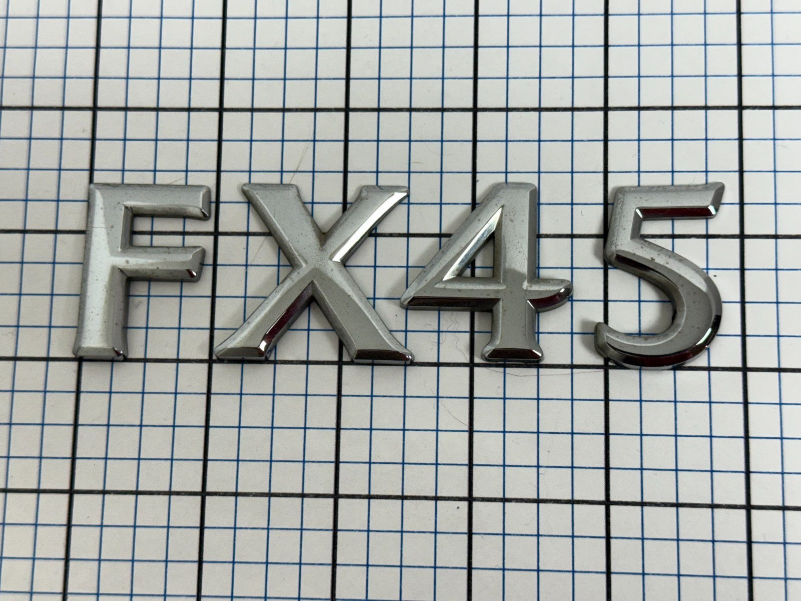 INFINITI Fx45 03 - 08 Trunk Emblem Letters Logo Set