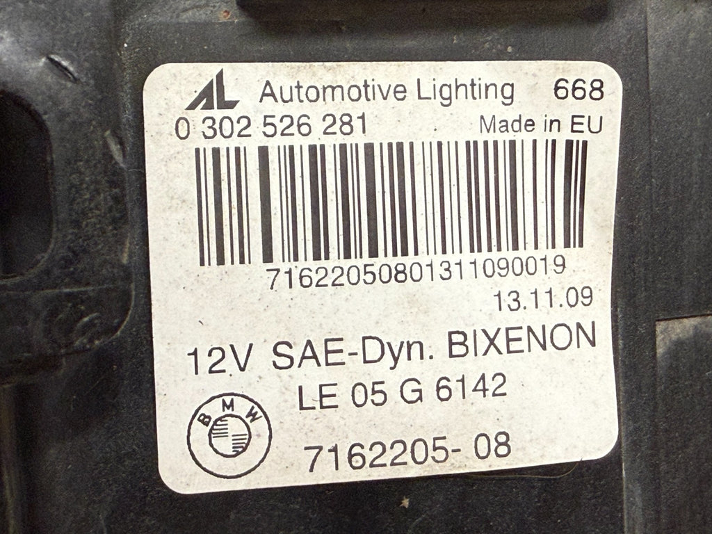 2007-2010 BMW X3 E83 Left Driver Side HID AFS Dynamic Bixenon Headlight 7162205