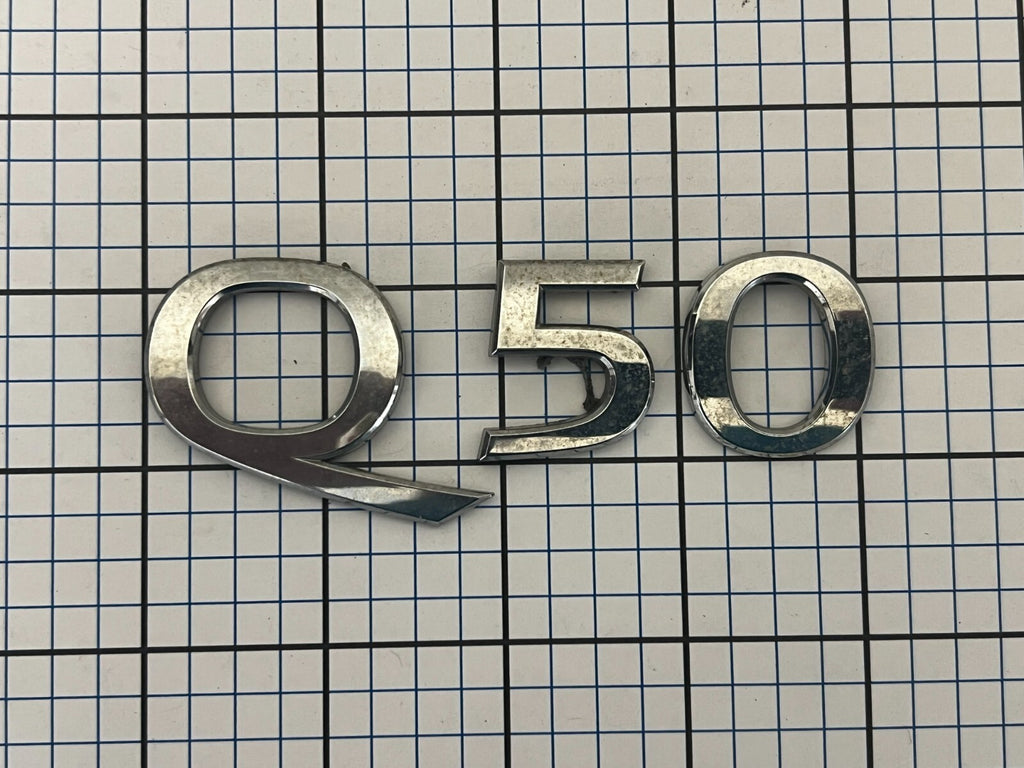 INFINITI Q50 Sedan 2014 Trunk Emblem Badge Letters