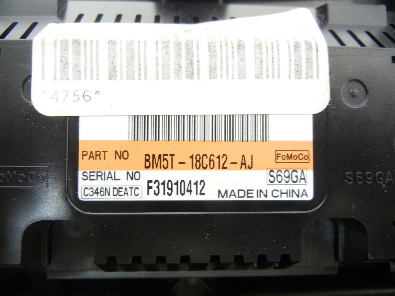 FORD Focus 2012 Auto Climate AC Heater Fan Control Beige Bm5t-18c612-aj