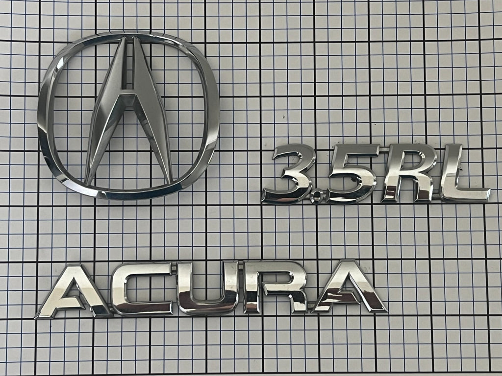 ACURA 3.5rl 2000 - 2004 Rear Right 3.5rl Emblem Full Set