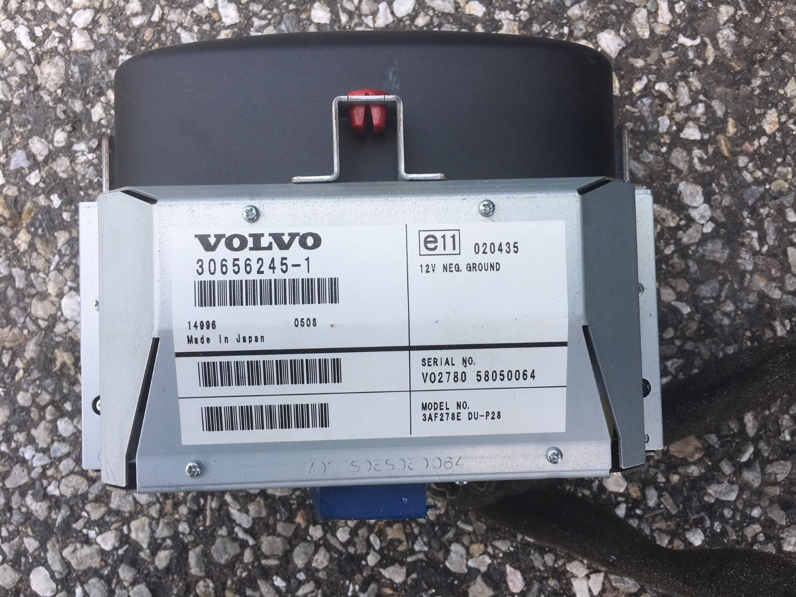 VOLVO Xc90 03 04 05 06 DASH POP UP Navigation Display Screen 30656245
