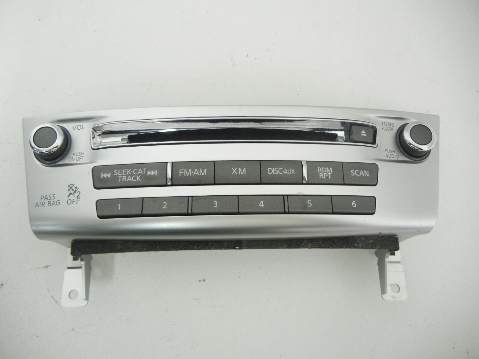 INFINITI M37 Dash Radio CD Control Panel Faceplate 253911ma0a 2011 2012 2013