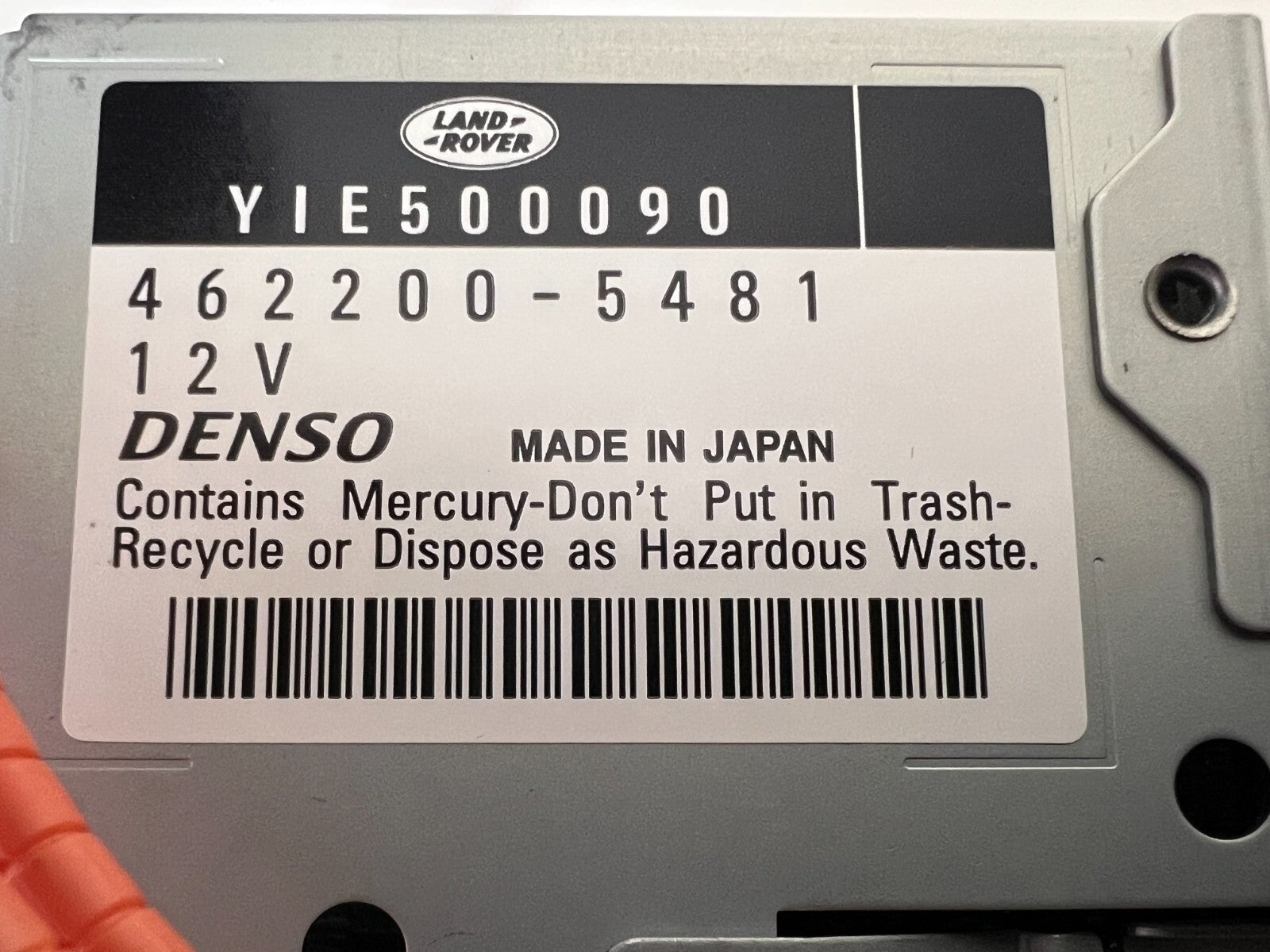 LAND Rover 2006-2009 Range Rover Sport SC GPS INFO Display L320 462200-5481