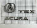 ACURA TSX 2009 2010 2011 2012 2013 14 Rear Trunk Emblem Badge Logo Full Set