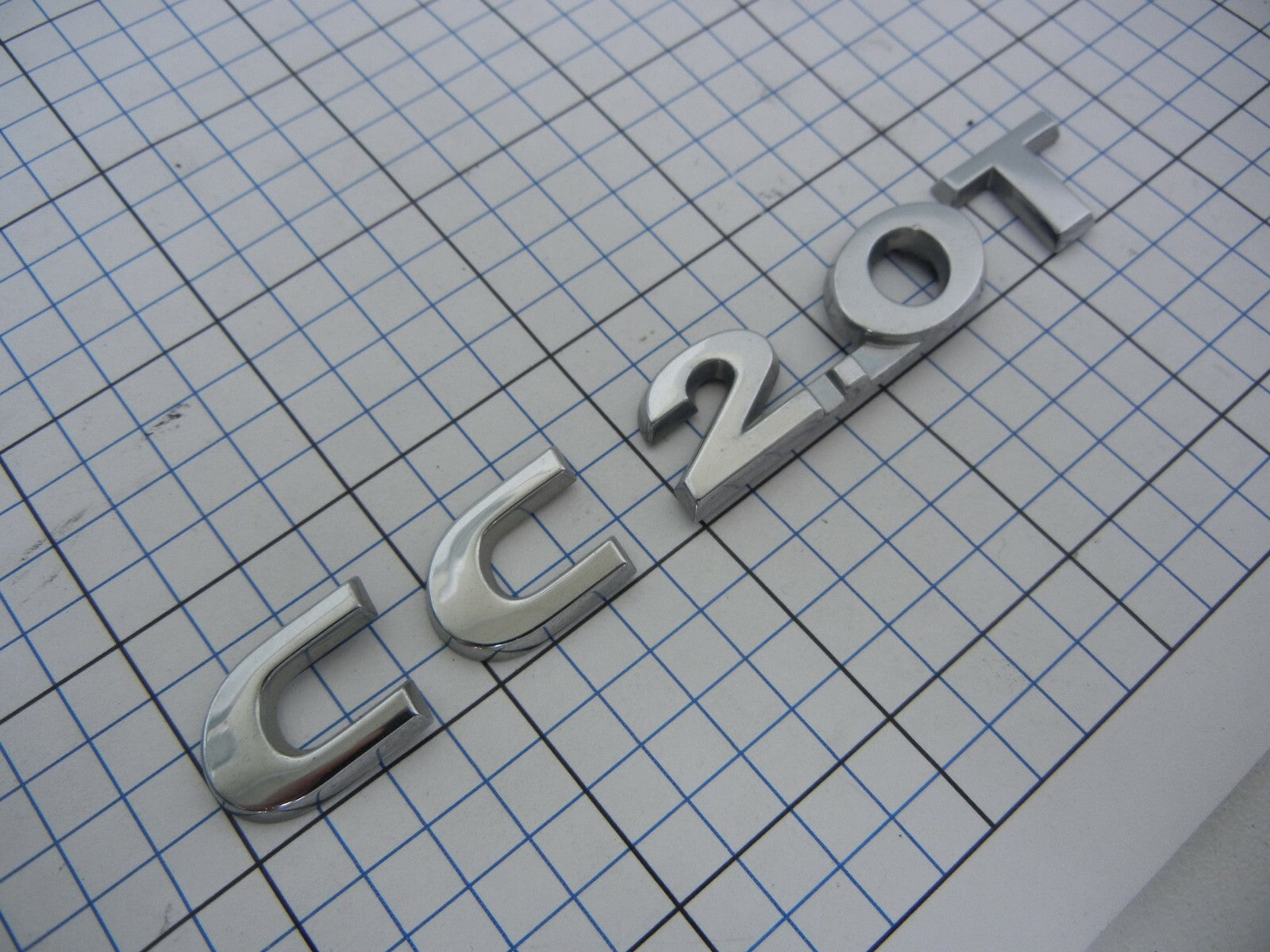VOLKSWAGEN CC 2.0t Trunk Emblem Badge Logo