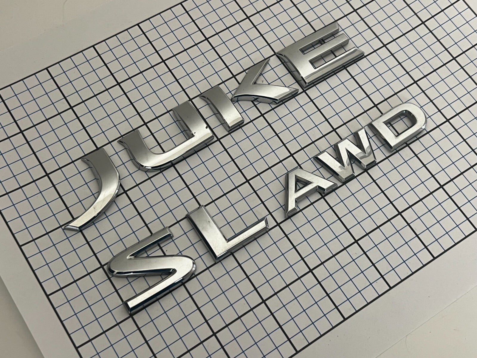 NISSAN JUKE SL AWD Trunk Liftgate Emblem Letters