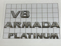 NISSAN Armada V8 Platinum 2018 Trunk Liftgate Letters