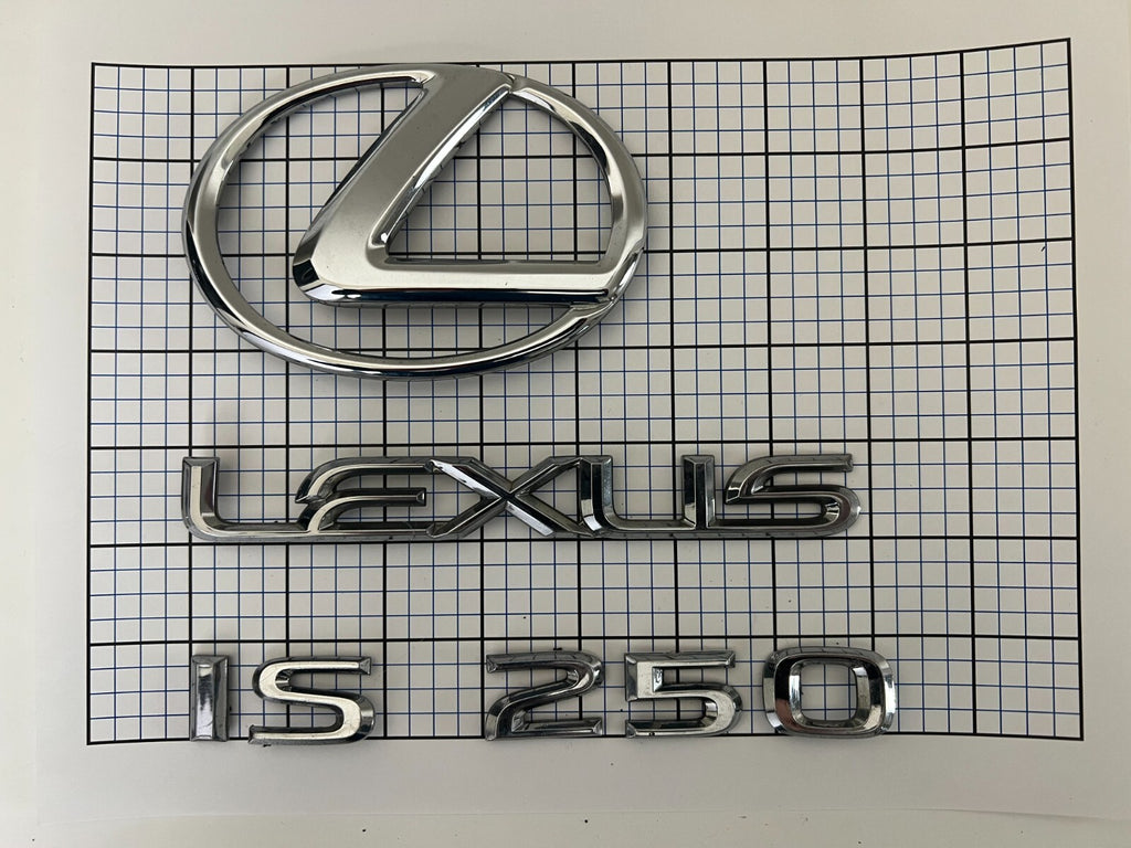 LEXUS Is250 2006-2009 Rear Trunk Emblem Logo Full Set IS 250