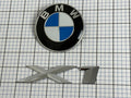 BMW X1 Trunk Emblem Bage Logo Full Set Used