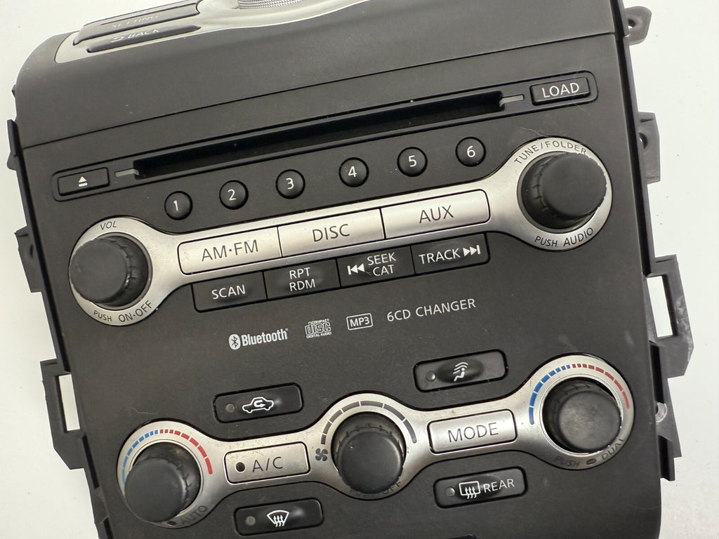 NISSAN Murano 2009 AC Heater Climate Control Radio 6cd Dash Console Center