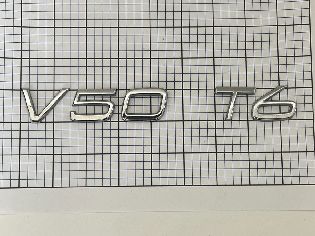 VOLVO V50 T6 Emblem Badge