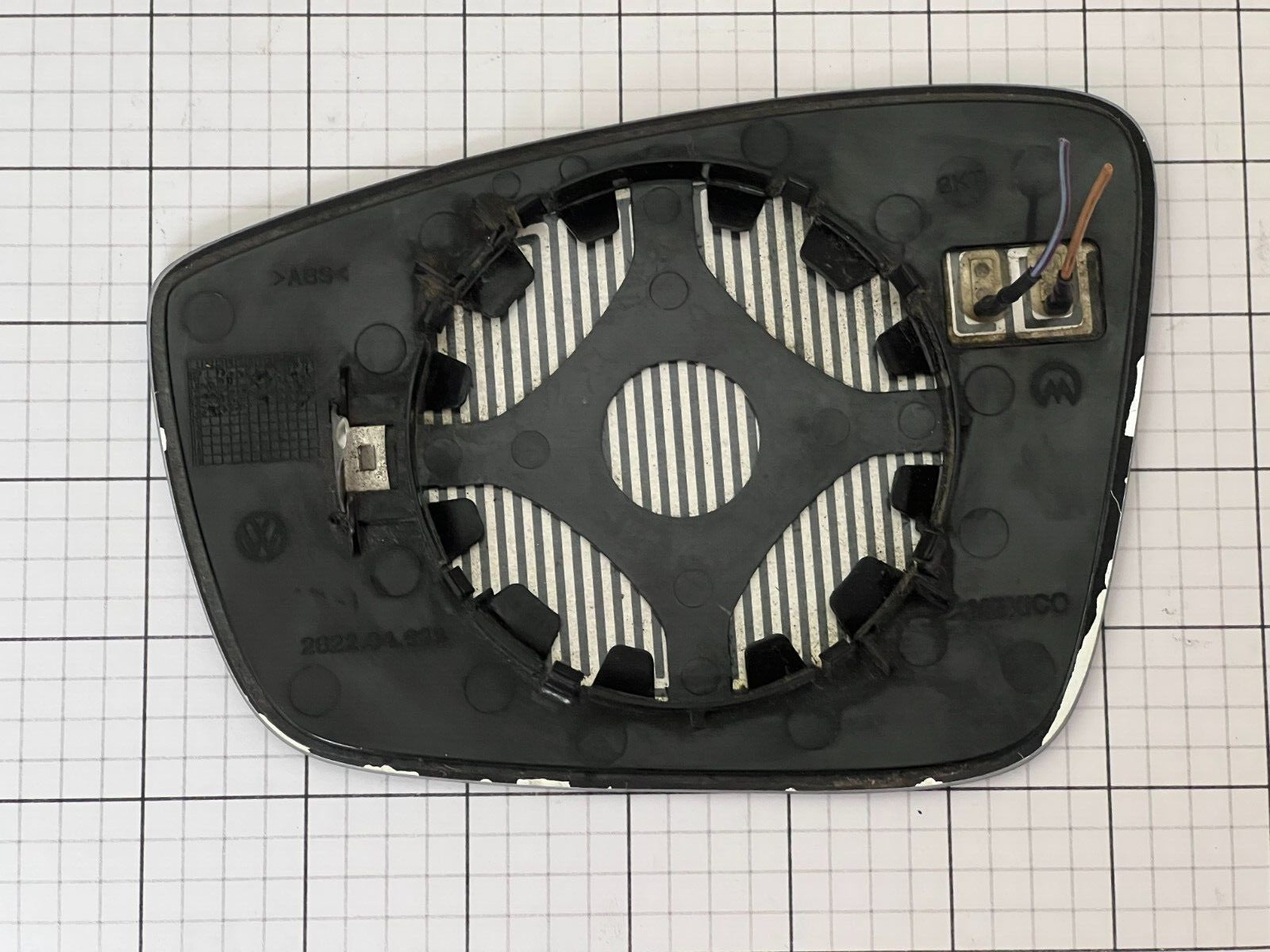 VOLKSWAGEN VW Jetta Right Side Passenger Door Mirror Glass Heated 11-16