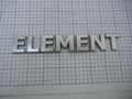 HONDA Element 2003 - 2008 Rear Trunk Emblem Badge Satin