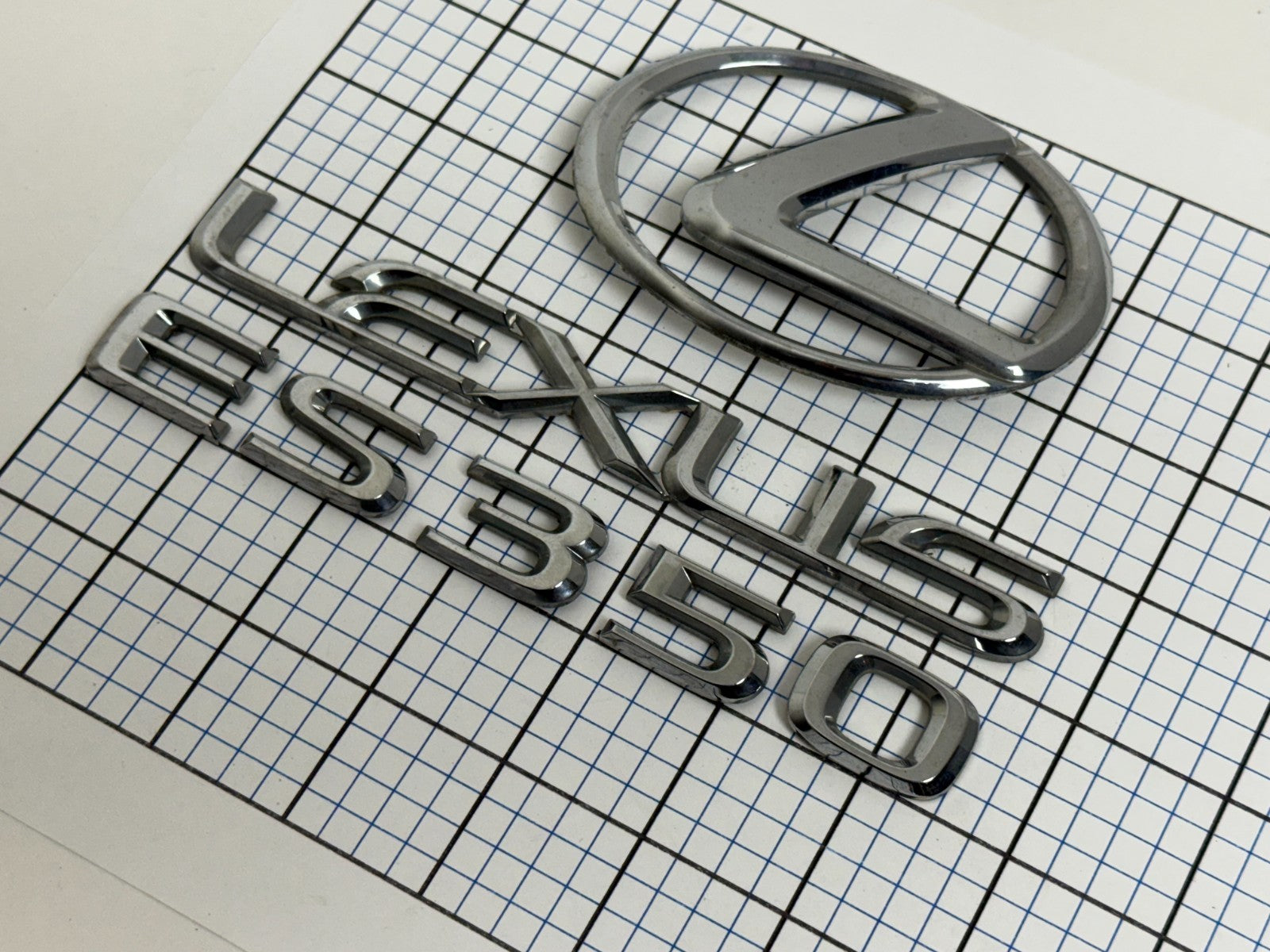 LEXUS Es350 2013-2019 Rear Trunk Emblem Logo Full Set ES 350