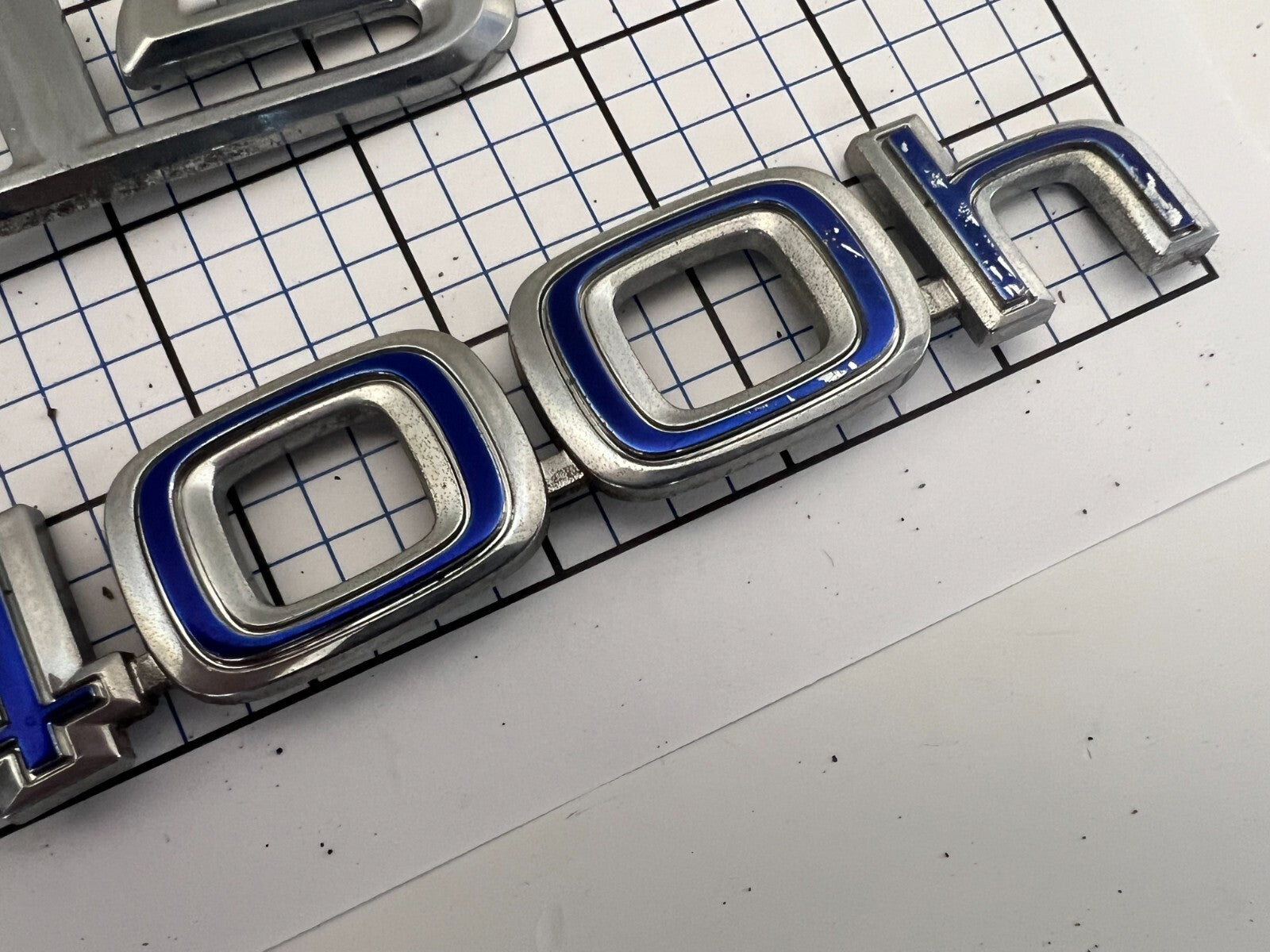 LEXUS Rx400h Blue 2006 - 2008 Rear Trunk Oval Emblem Logo Full Set