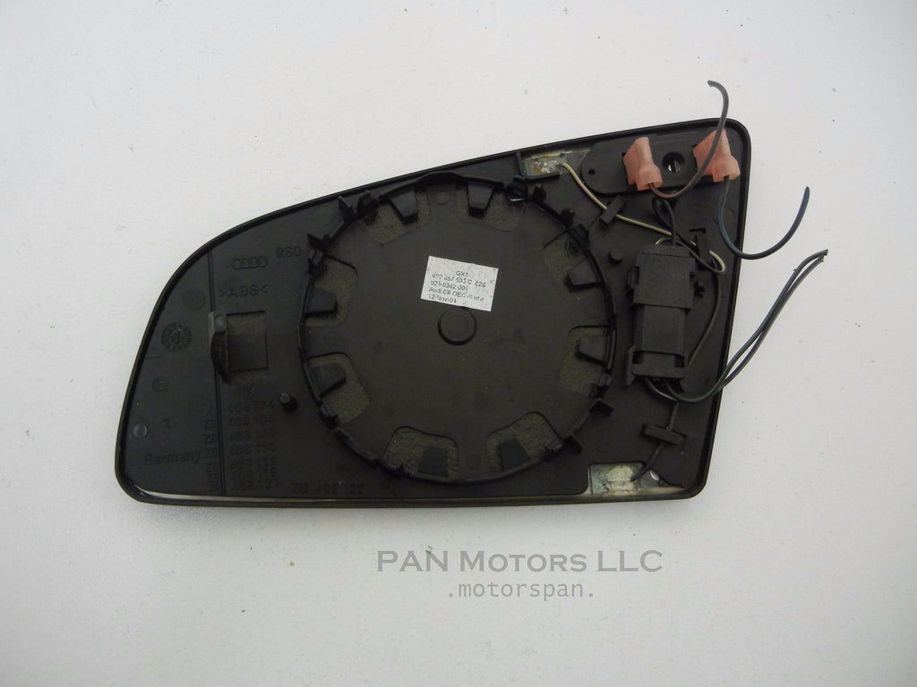 AUDI A6 Right Passenger Side Mirror Heated Auto Dim Glass 4f0857536c 05-07