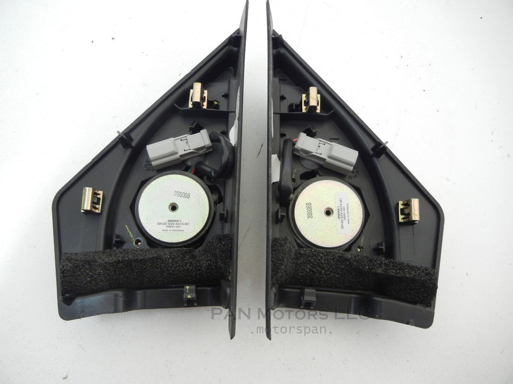 ACURA MDX Left Right Pair Door Mirror Mount Covers With Speaker