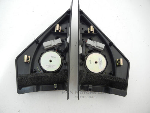ACURA MDX Left Right Pair Door Mirror Mount Covers With Speaker