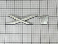 BMW X1 Trunk Emblem Bage Logo Letters Used