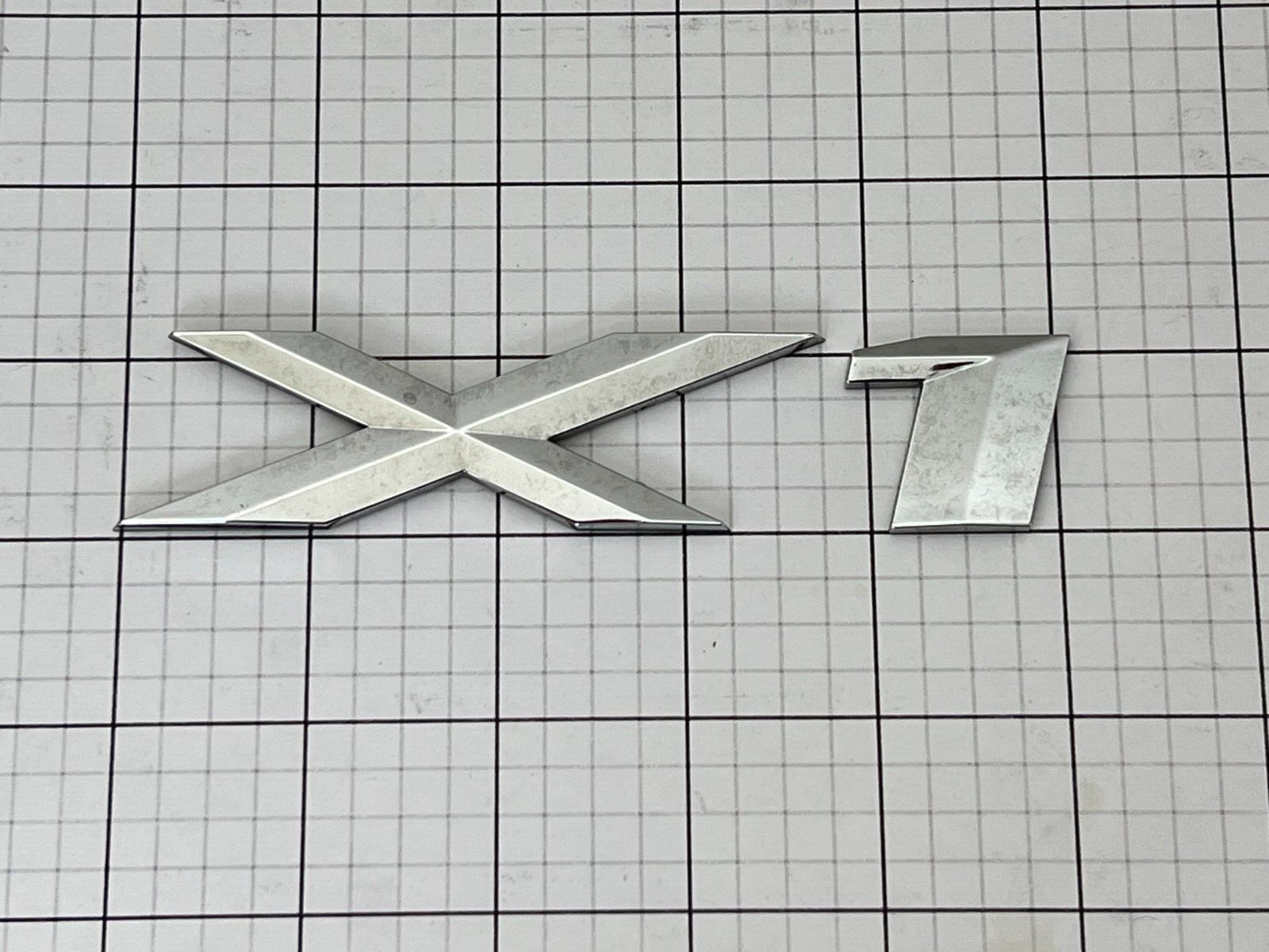 BMW X1 Trunk Emblem Bage Logo Letters Used