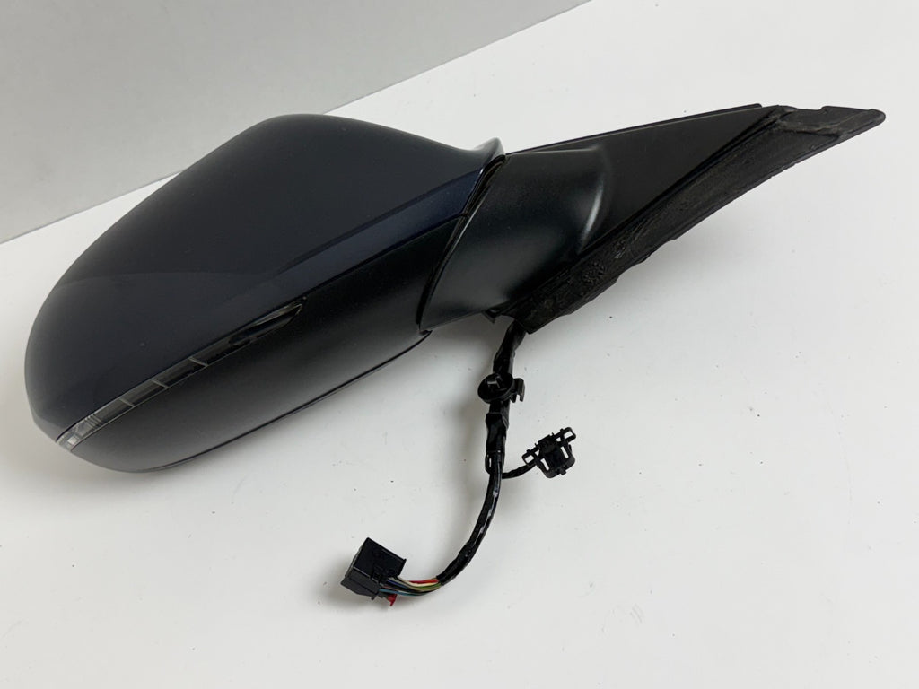 AUDI A6 2012-2018 Front Right Passenger SIDE Exterior REAR VIEW Mirror Lx5r BLUE