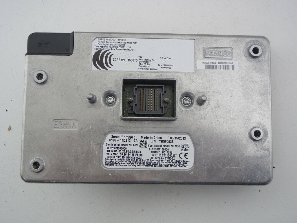 FORD Fiesta ST 2014 Sync Voice Module C1bt-14d212-ca