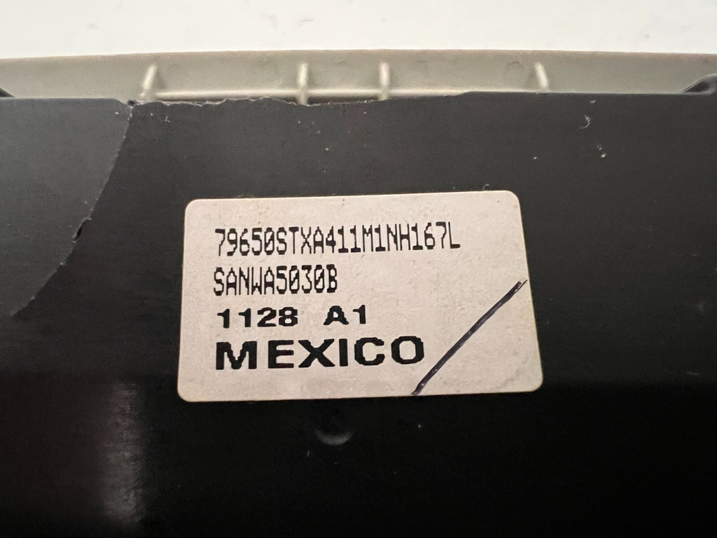 ACURA MDX 2007 AC Heater Climate Control Rear 79650-stx-a411-m1