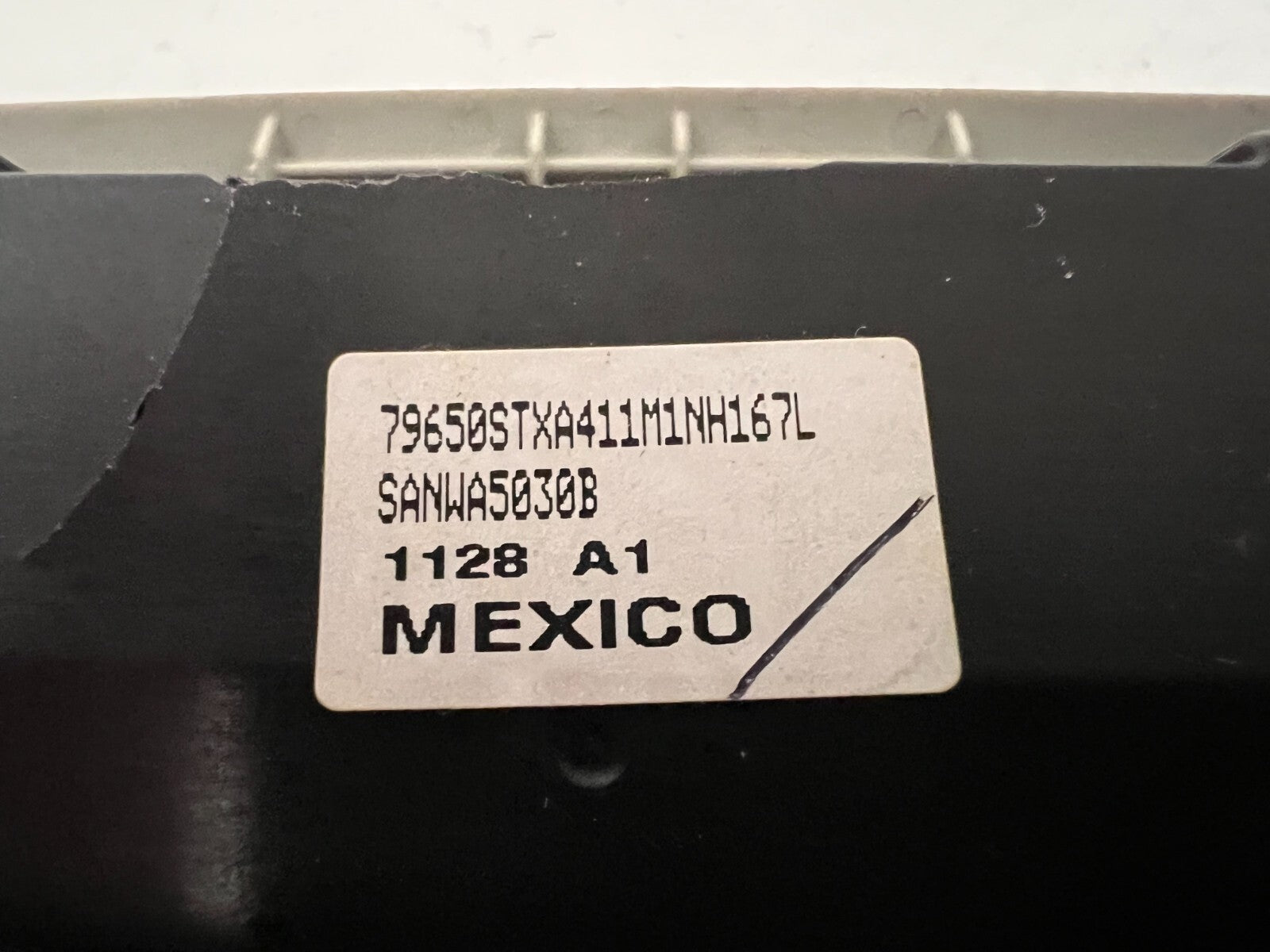 ACURA MDX 2007 AC Heater Climate Control Rear 79650-stx-a411-m1