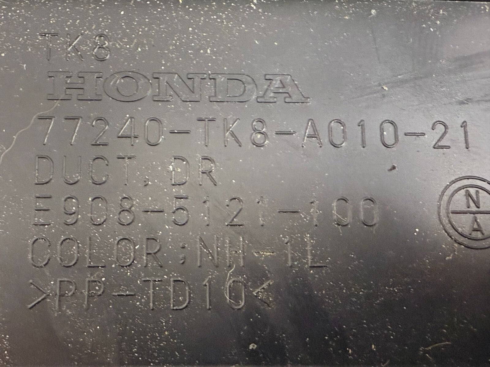 HONDA Odyssey Front LH Driver Side A/c Dash Air Vent 77240-tk8-a010-21 11 - 17
