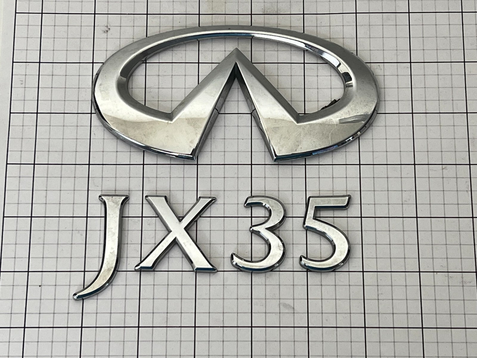 INFINITI Jx35 2013 Trunk Emblem Badge Logo Full Set