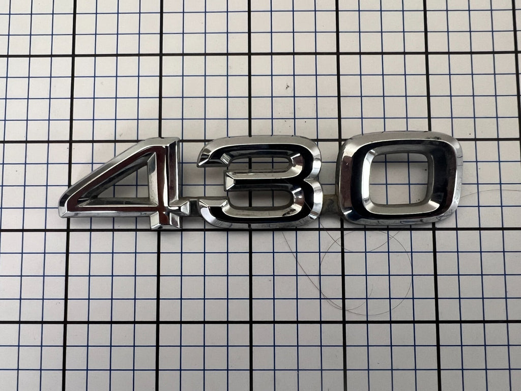 LEXUS Ls430 2001 2002 2003 Rear Trunk Emblem "430" Only